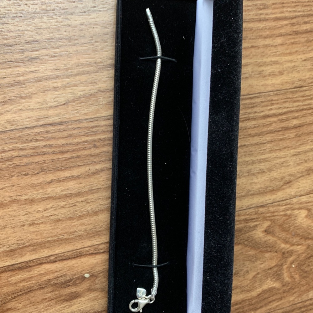 Kay Jewelers sterling silver 7.5” charm bracelet